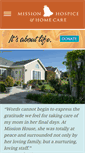 Mobile Screenshot of missionhospice.org